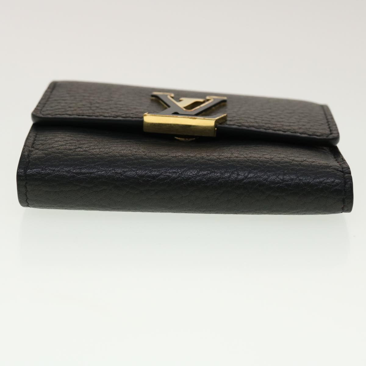 LOUIS VUITTON Portefeuille Capsine XS Wallet Taurillon Black M68587 45059