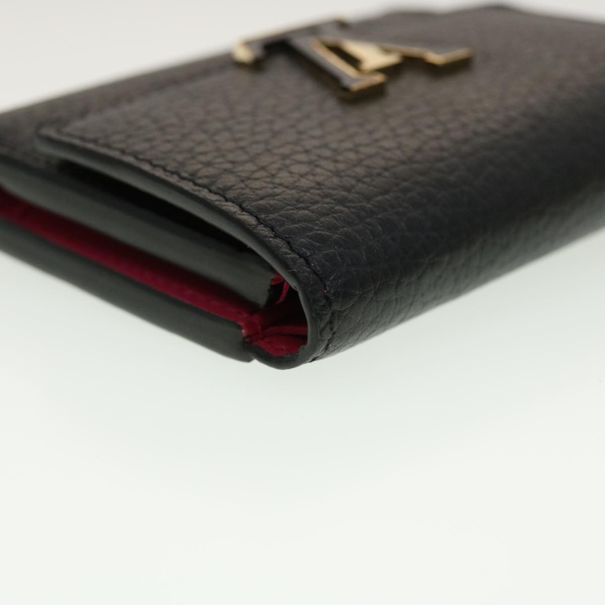 LOUIS VUITTON Portefeuille Capsine XS Wallet Taurillon Black M68587 45059