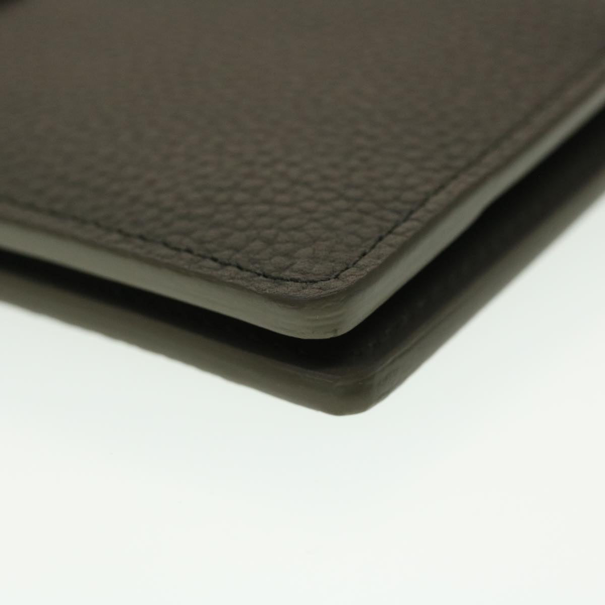 LOUIS VUITTON LV Aerogram Grained Organizer De Poch Card Case Gray 45060A