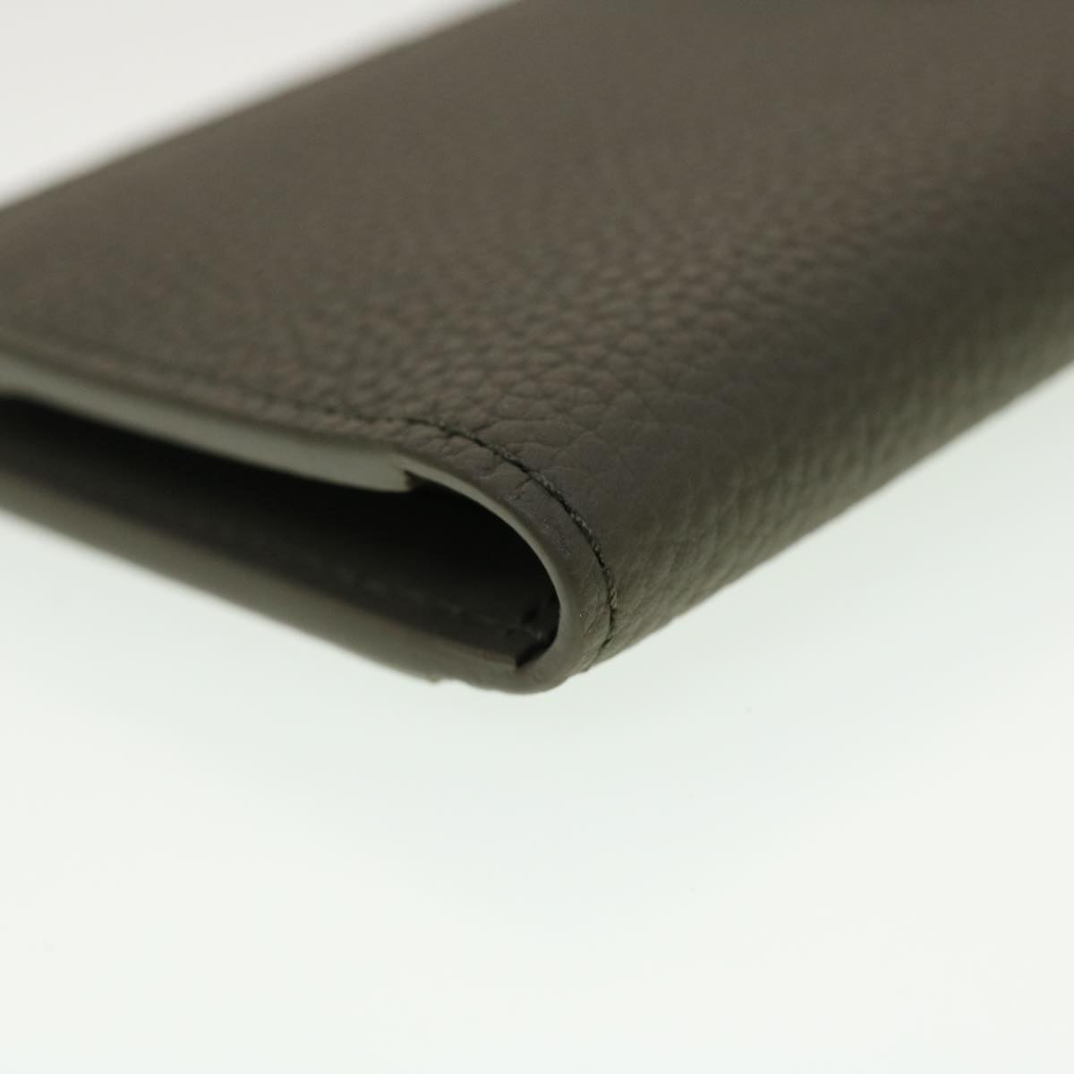 LOUIS VUITTON LV Aerogram Grained Organizer De Poch Card Case Gray 45060A