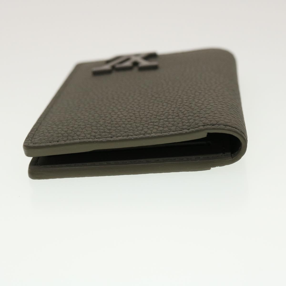 LOUIS VUITTON LV Aerogram Grained Organizer De Poch Card Case Gray 45060A