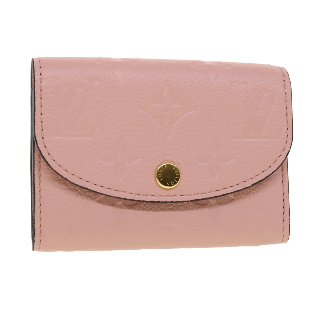 LOUIS VUITTON Empreinte Porte Monnaie Rosary Purse Rose poodle M81520 45061