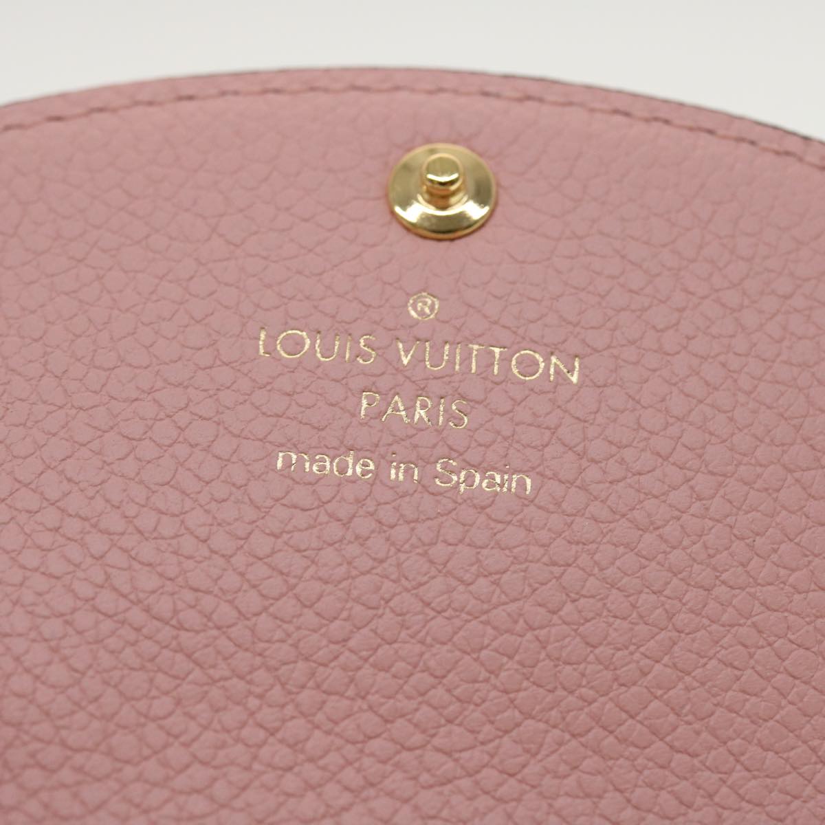 LOUIS VUITTON Empreinte Porte Monnaie Rosary Purse Rose poodle M81520 45061