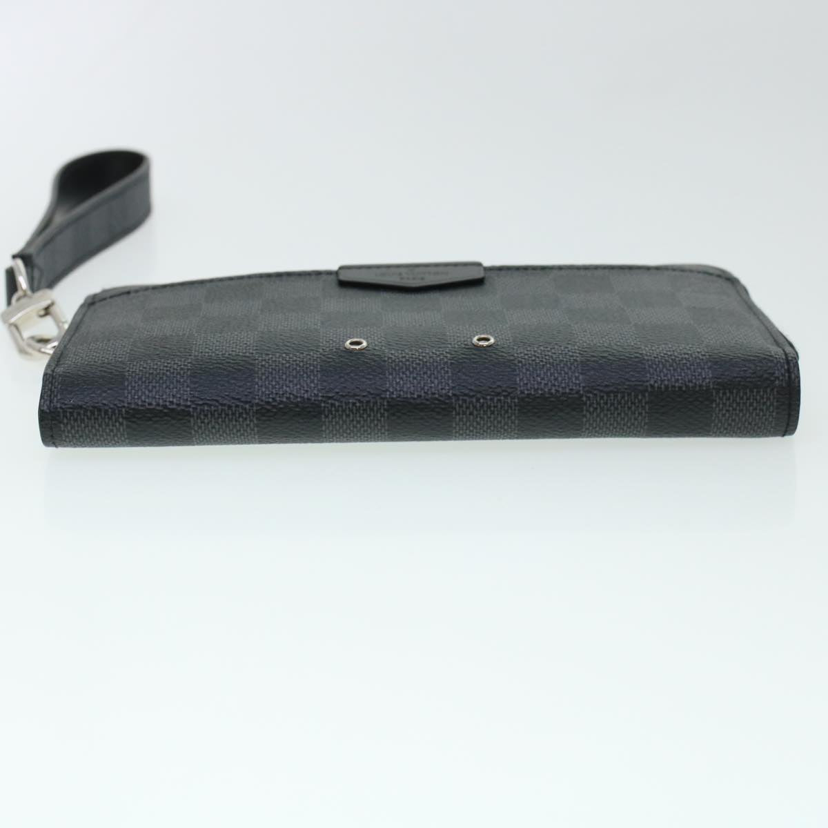 LOUIS VUITTON Damier Graphite Zippy Dragonne Long Wallet N60379 LV 45064A