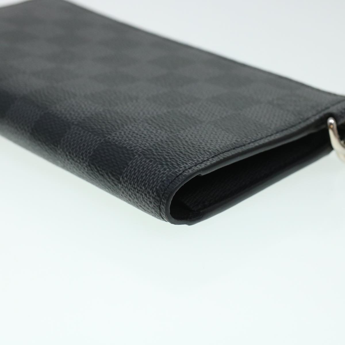 LOUIS VUITTON Damier Graphite Zippy Dragonne Long Wallet N60379 LV 45064A
