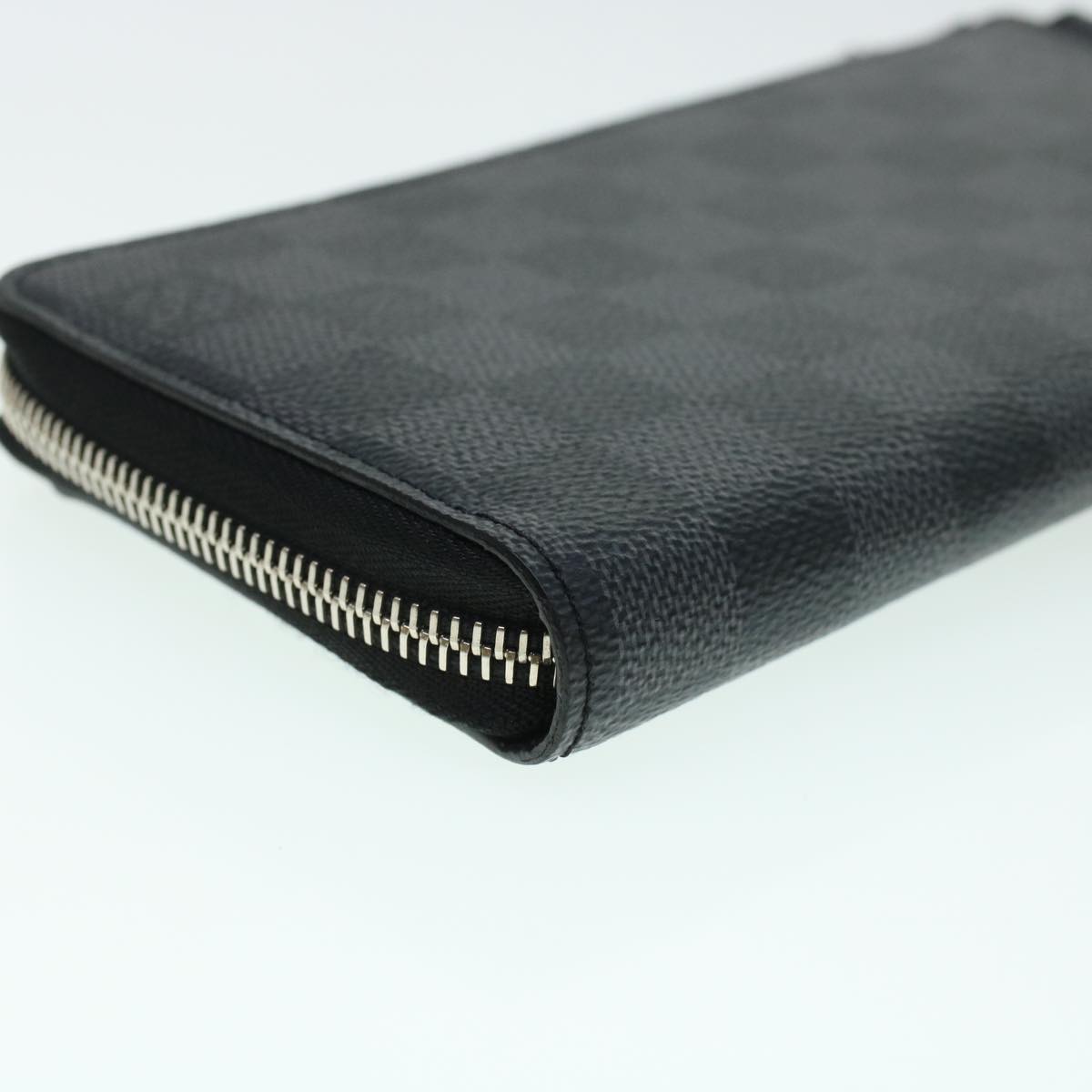 LOUIS VUITTON Damier Graphite Zippy Dragonne Long Wallet N60379 LV 45064A