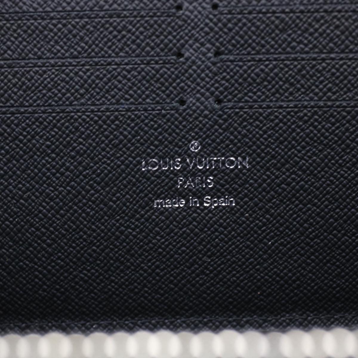 LOUIS VUITTON Damier Graphite Zippy Dragonne Long Wallet N60379 LV 45064A