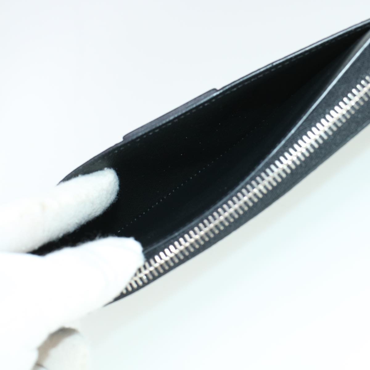 LOUIS VUITTON Damier Graphite Zippy Dragonne Long Wallet N60379 LV 45064A
