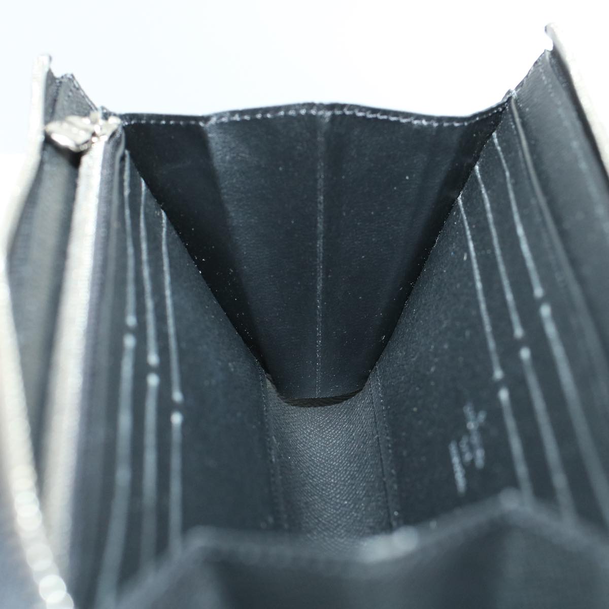 LOUIS VUITTON Damier Graphite Zippy Dragonne Long Wallet N60379 LV 45064A