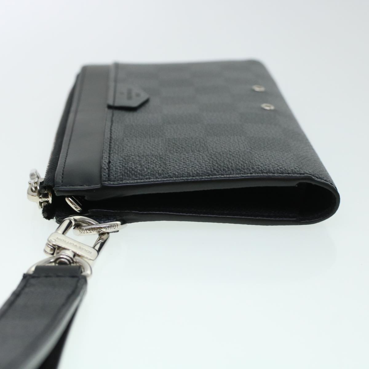 LOUIS VUITTON Damier Graphite Zippy Dragonne Long Wallet N60379 LV 45064A