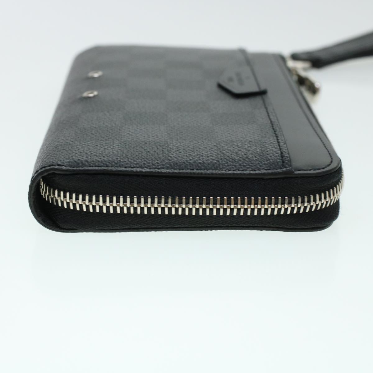 LOUIS VUITTON Damier Graphite Zippy Dragonne Long Wallet N60379 LV 45064A