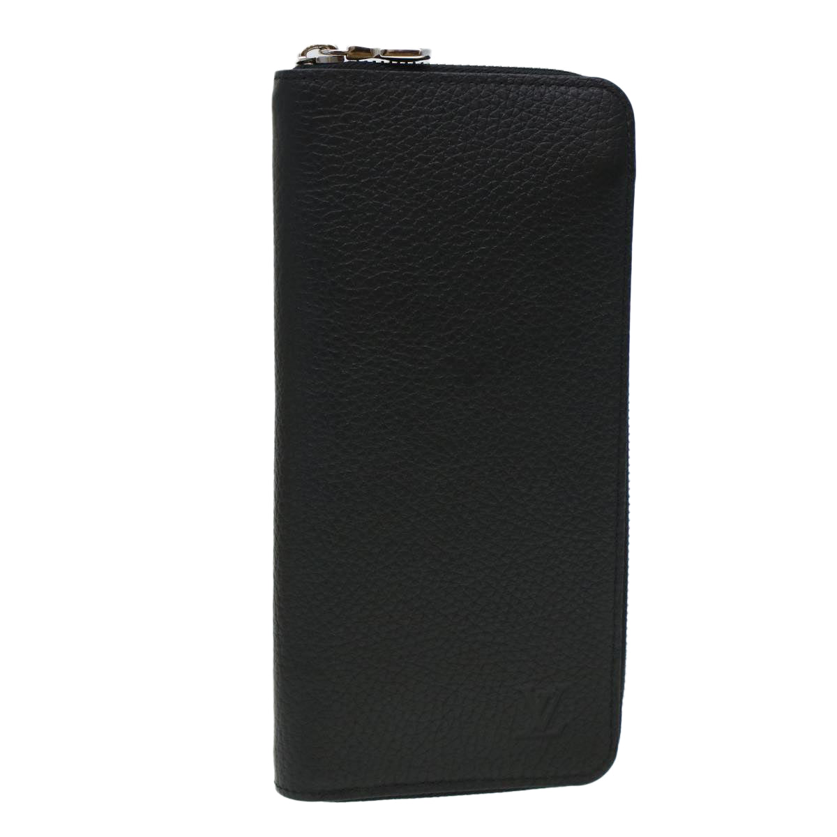 LOUIS VUITTON Zippy Wallet Vertical Taurillon Leather Black M58804 45066A