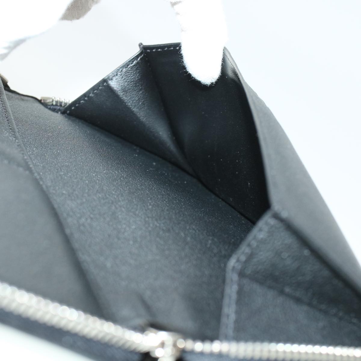 LOUIS VUITTON Zippy Wallet Vertical Taurillon Leather Black M58804 45066A