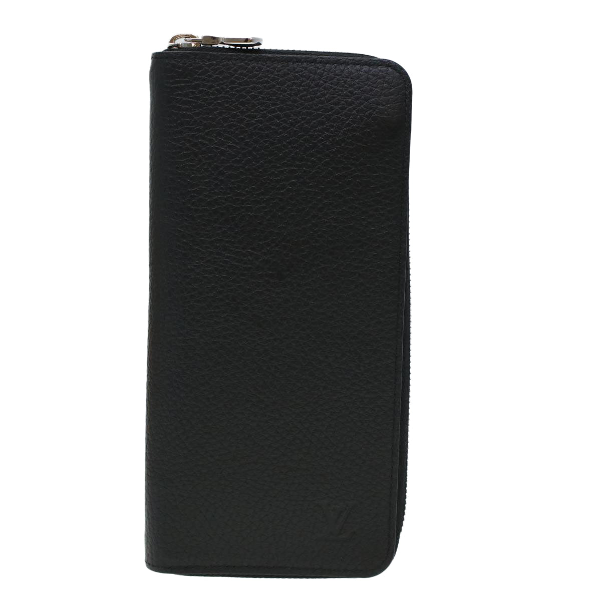 LOUIS VUITTON Zippy Wallet Vertical Taurillon Leather Black M58804 45066A