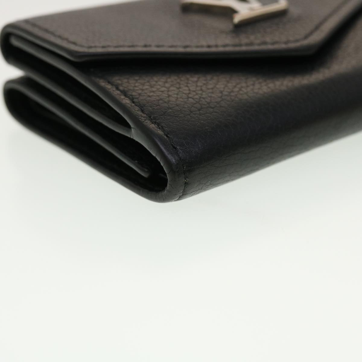 LOUIS VUITTON Portefeuille Rock Mini Wallet Taurillon Black M63921 LV 45068