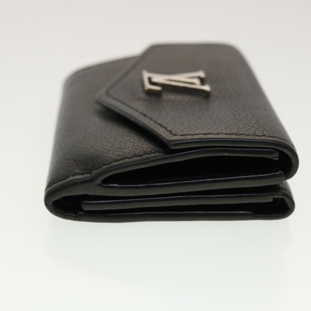 LOUIS VUITTON Portefeuille Rock Mini Wallet Taurillon Black M63921 LV 45068