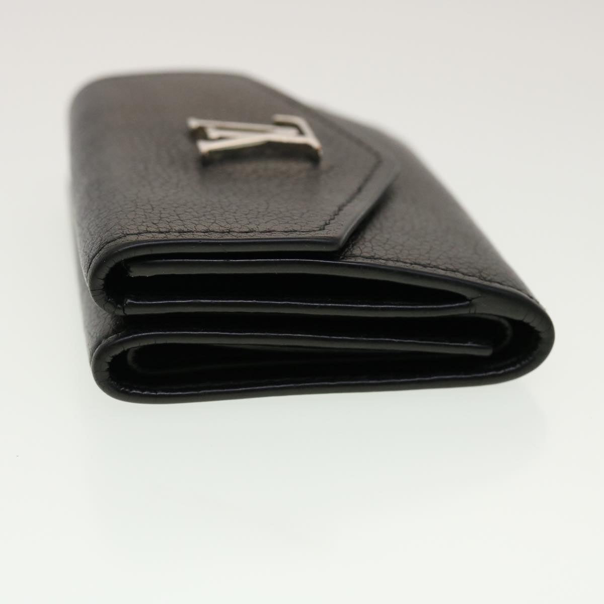 LOUIS VUITTON Portefeuille Rock Mini Wallet Taurillon Black M63921 LV 45068