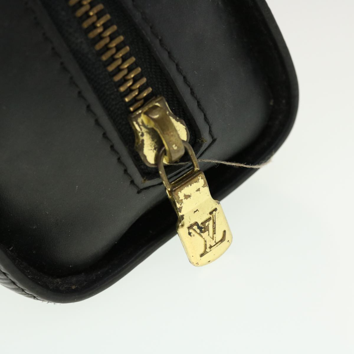LOUIS VUITTON Epi Dauphine GM Pouch Black M48432 LV 45072