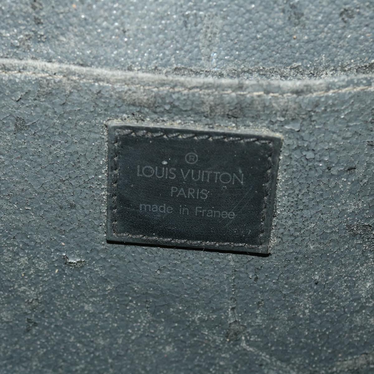 LOUIS VUITTON Epi Dauphine GM Pouch Black M48432 LV 45072