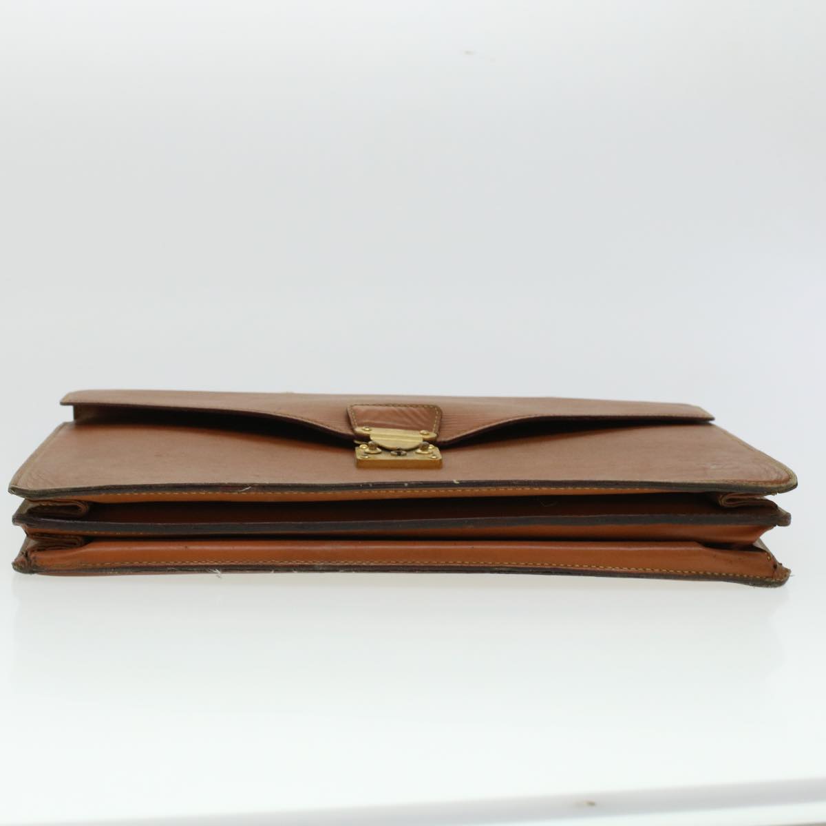 LOUIS VUITTON Epi Serviette Ambassador Business Bag Brown M54413 LV 45081