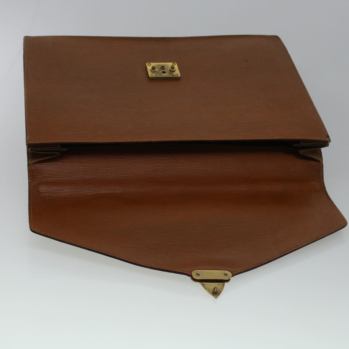 LOUIS VUITTON Epi Serviette Ambassador Business Bag Brown M54413 LV 45081