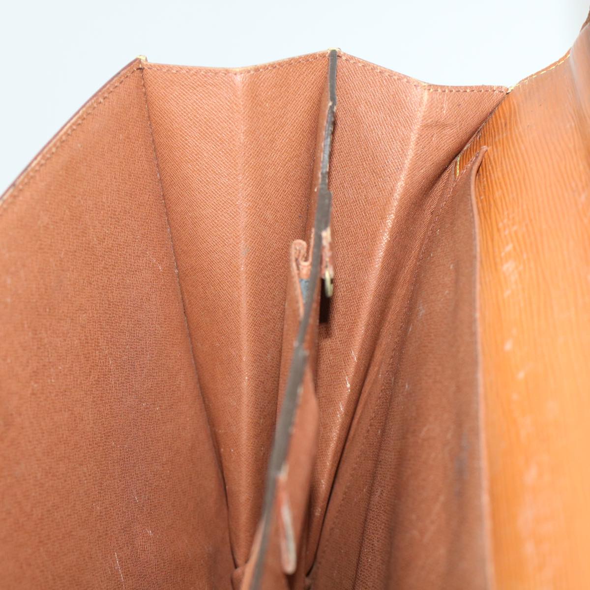 LOUIS VUITTON Epi Serviette Ambassador Business Bag Brown M54413 LV 45081