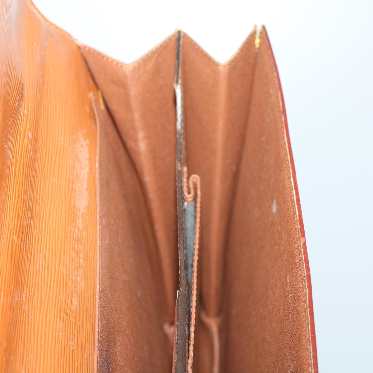 LOUIS VUITTON Epi Serviette Ambassador Business Bag Brown M54413 LV 45081