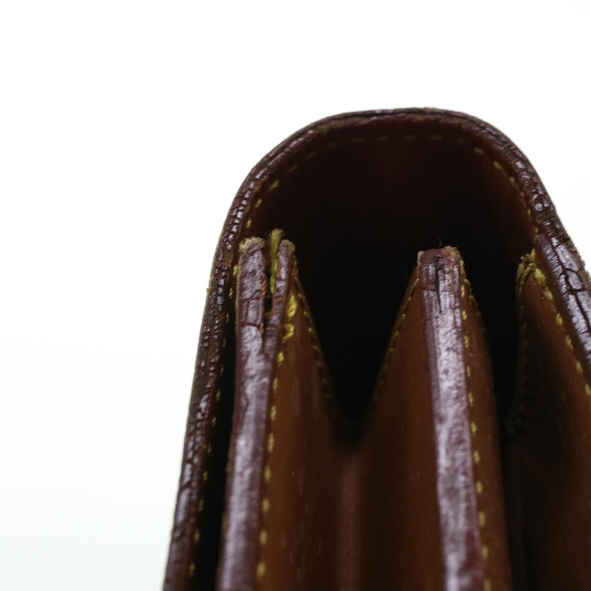 LOUIS VUITTON Epi Serviette Ambassador Business Bag Brown M54413 LV 45081