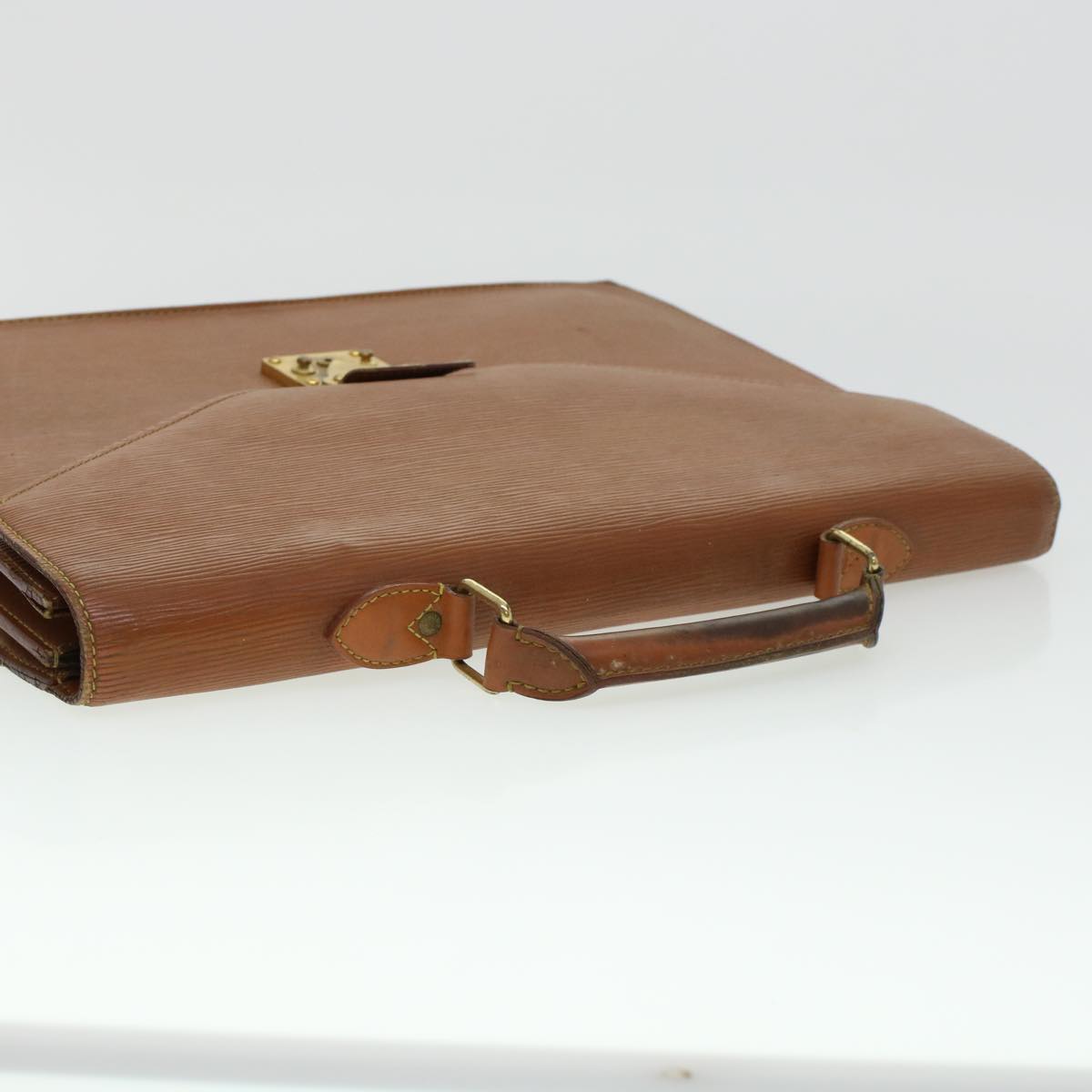 LOUIS VUITTON Epi Serviette Ambassador Business Bag Brown M54413 LV 45081