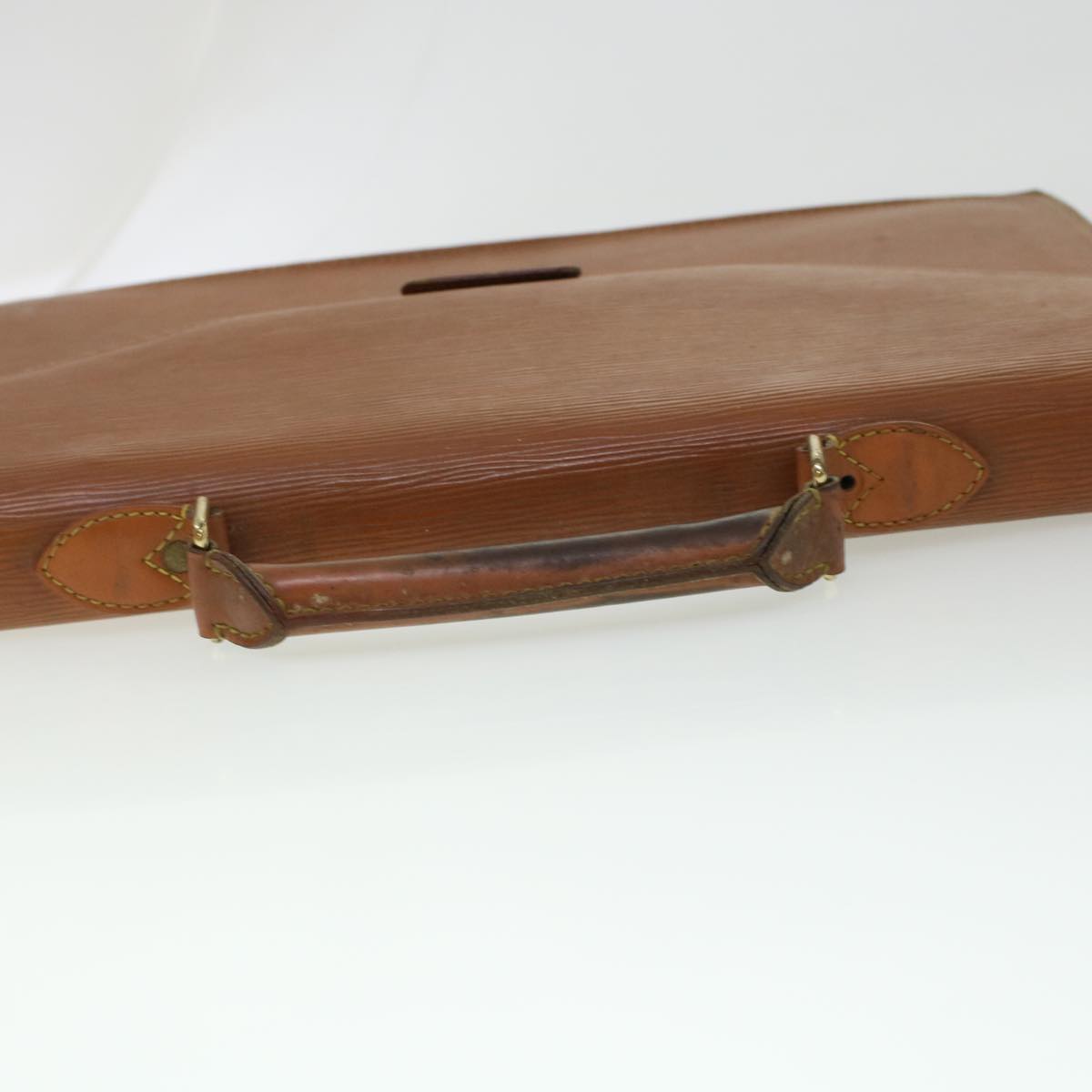 LOUIS VUITTON Epi Serviette Ambassador Business Bag Brown M54413 LV 45081
