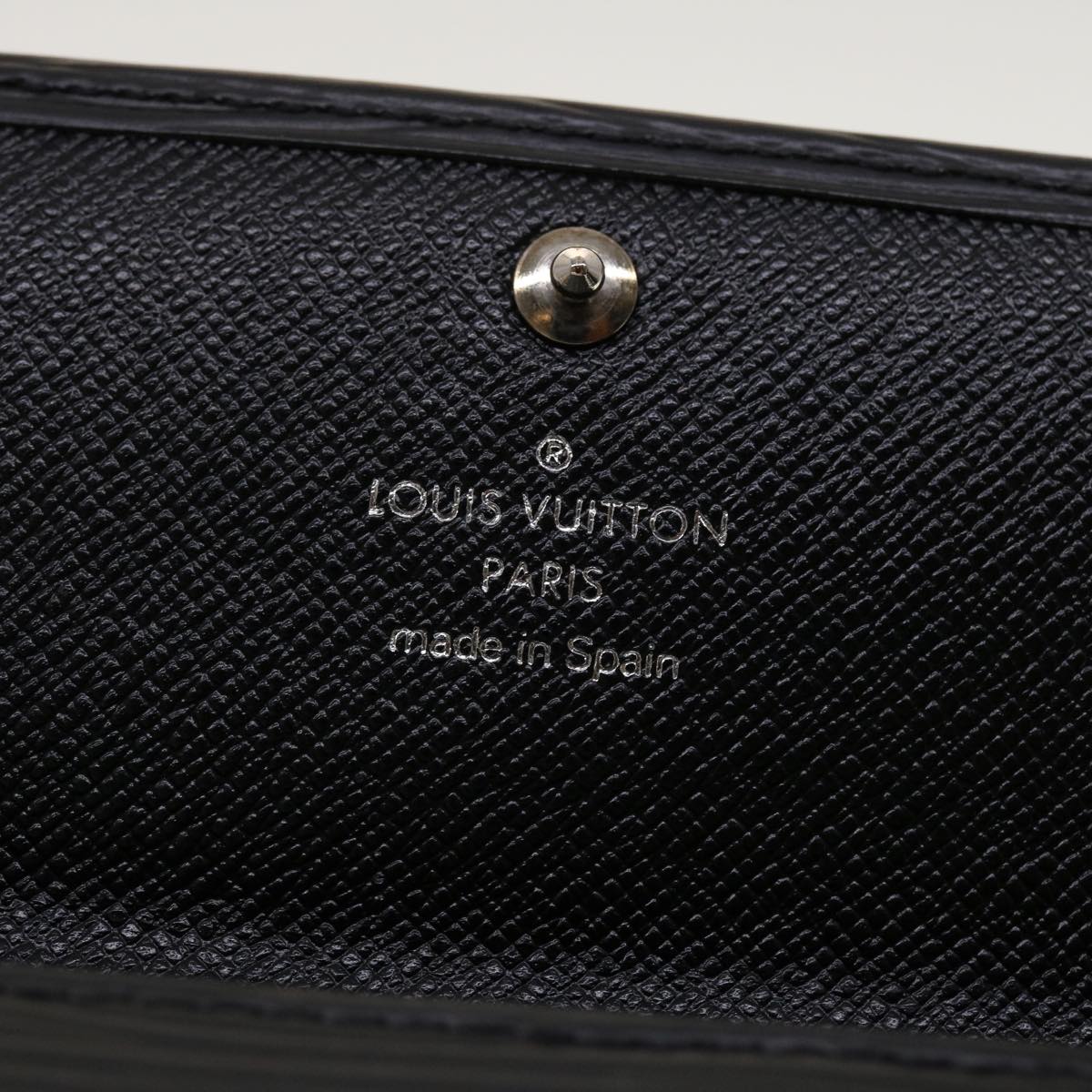 LOUIS VUITTON Epi Portefeuille Sarah Long Wallet Black M63742 LV 45082