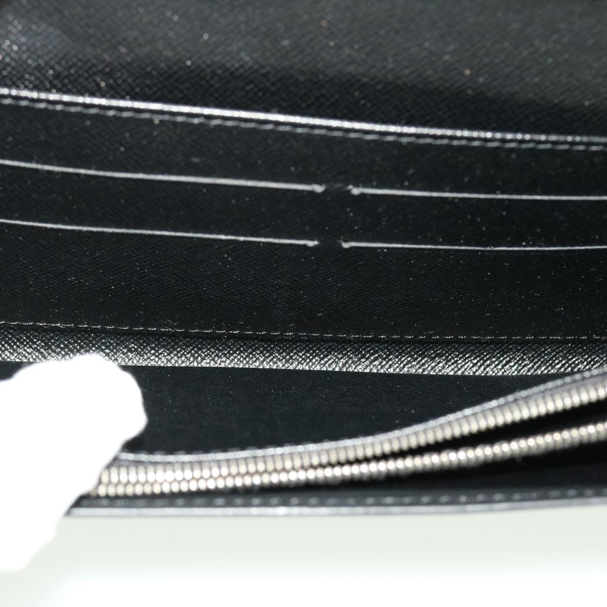 LOUIS VUITTON Epi Portefeuille Sarah Long Wallet Black M63742 LV 45082