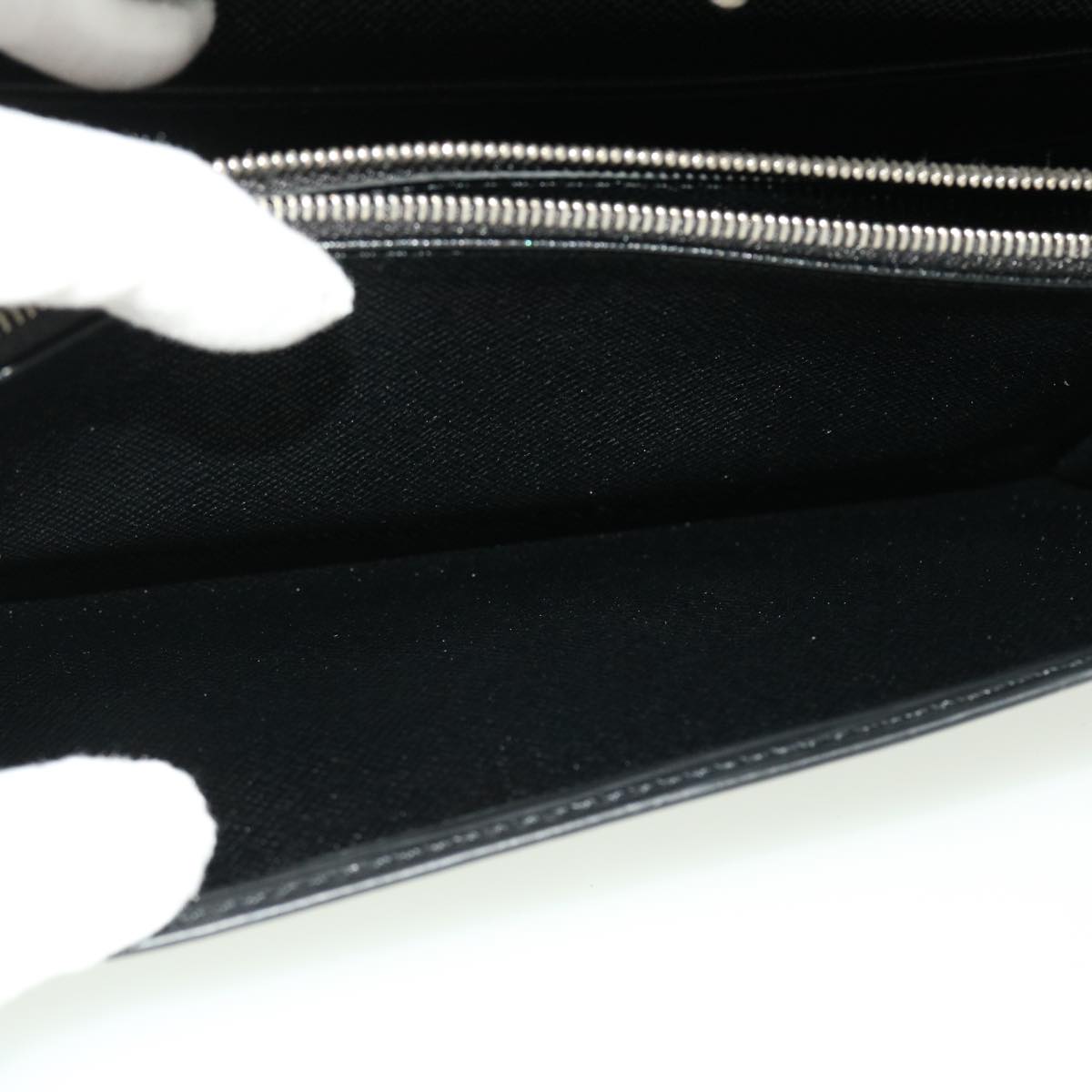 LOUIS VUITTON Epi Portefeuille Sarah Long Wallet Black M63742 LV 45082