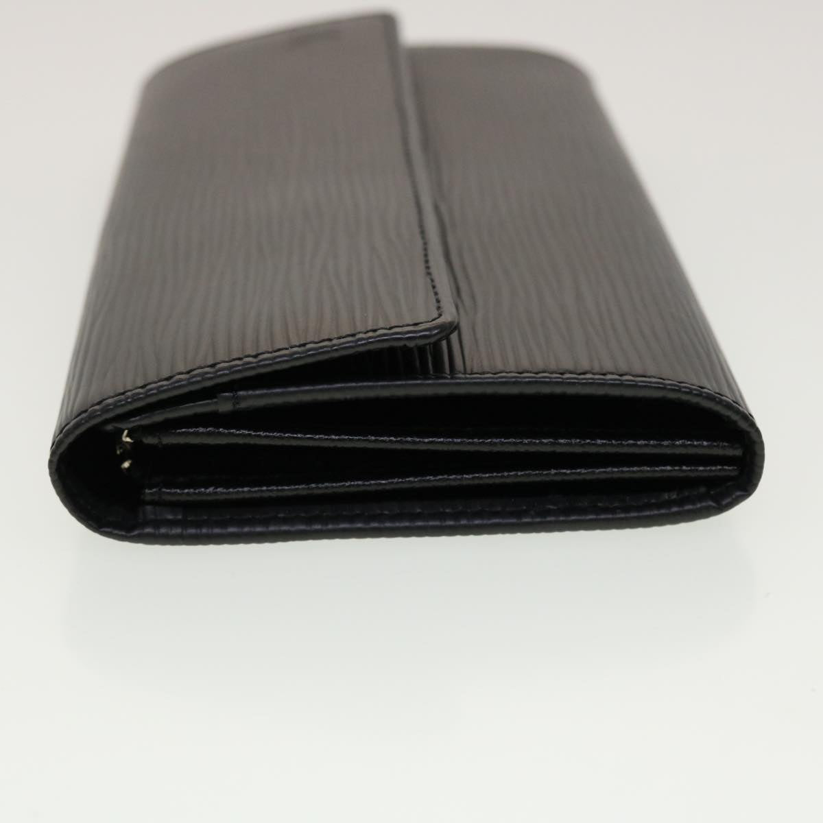 LOUIS VUITTON Epi Portefeuille Sarah Long Wallet Black M63742 LV 45082