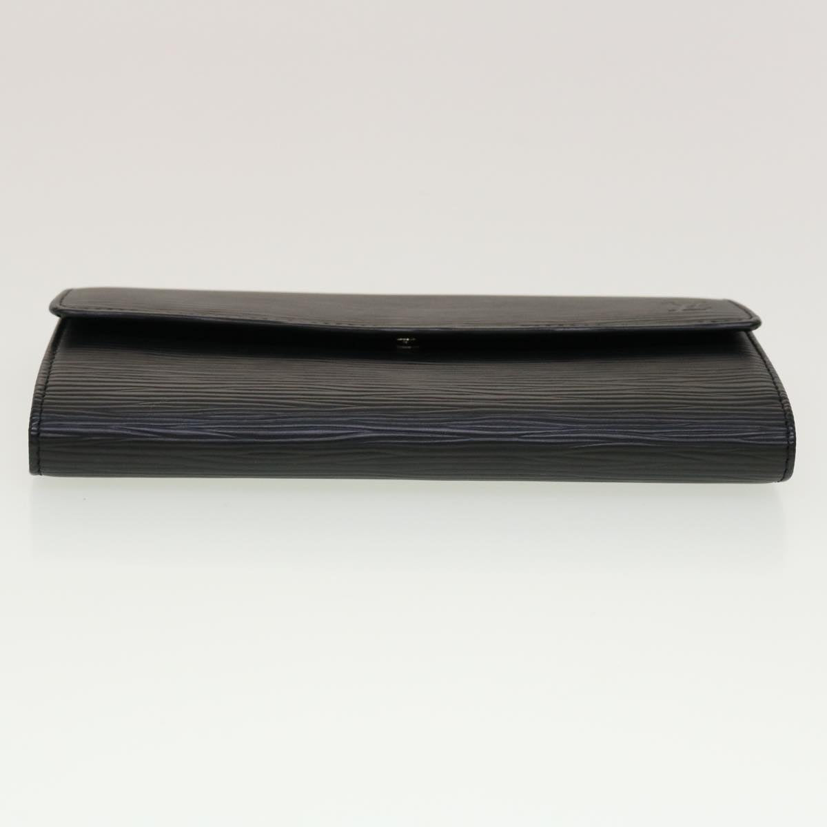 LOUIS VUITTON Epi Portefeuille Sarah Long Wallet Black M63742 LV 45082