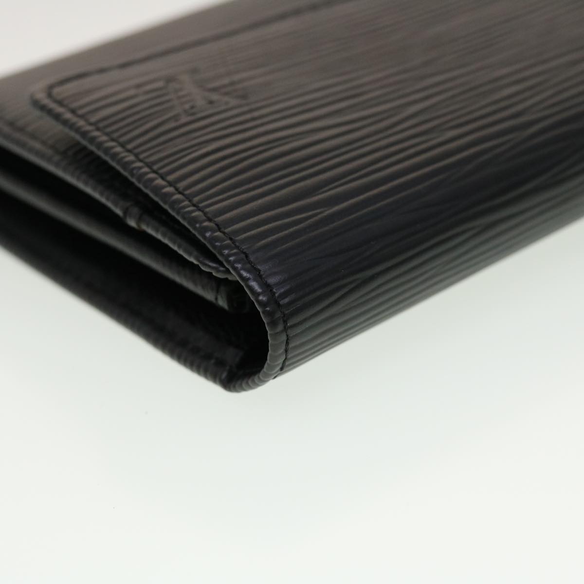 LOUIS VUITTON Epi Portefeuille Sarah Long Wallet Black M63742 LV 45082