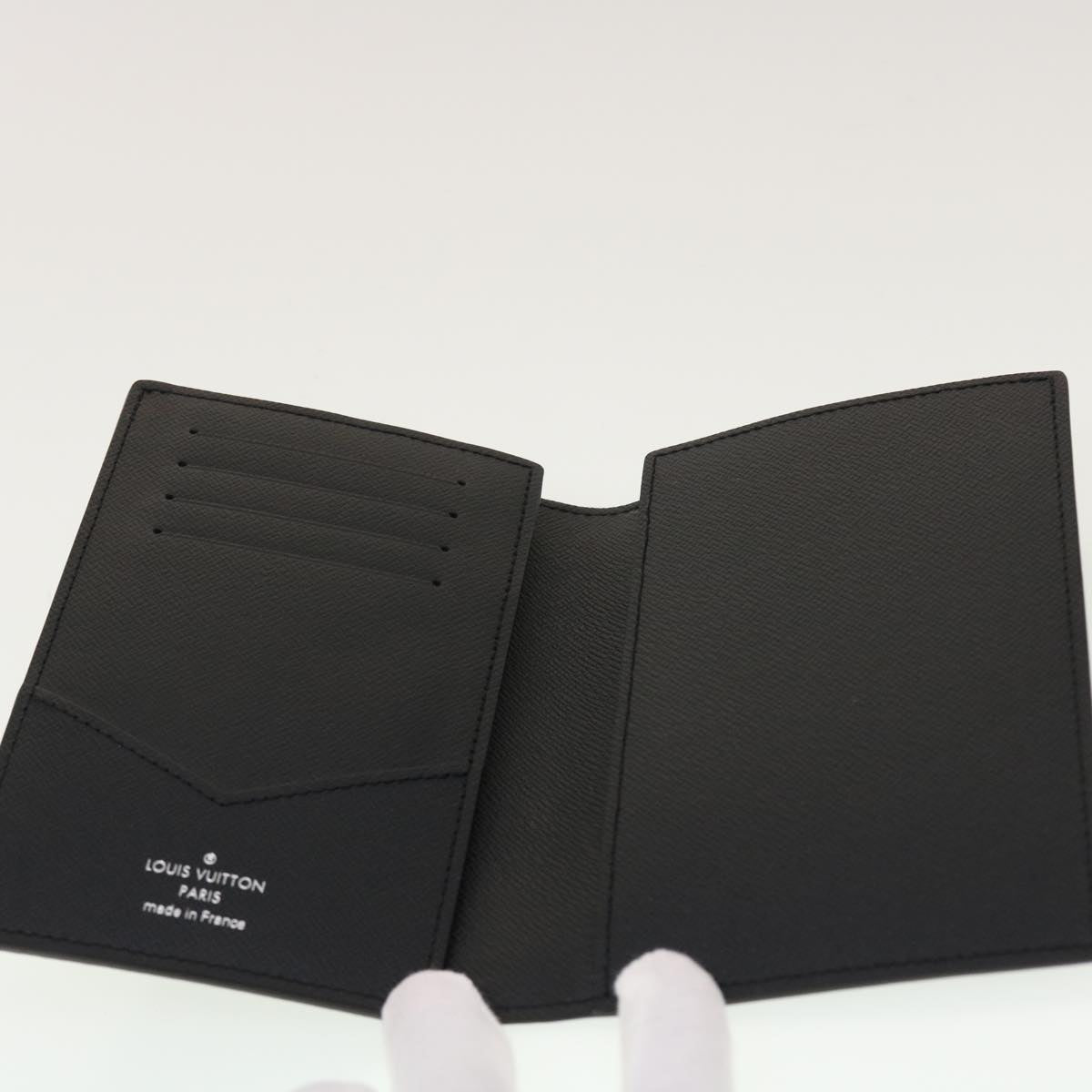 LOUIS VUITTON Eclipse Couverture Passpole NM Passport Case M64501 LV 45095A
