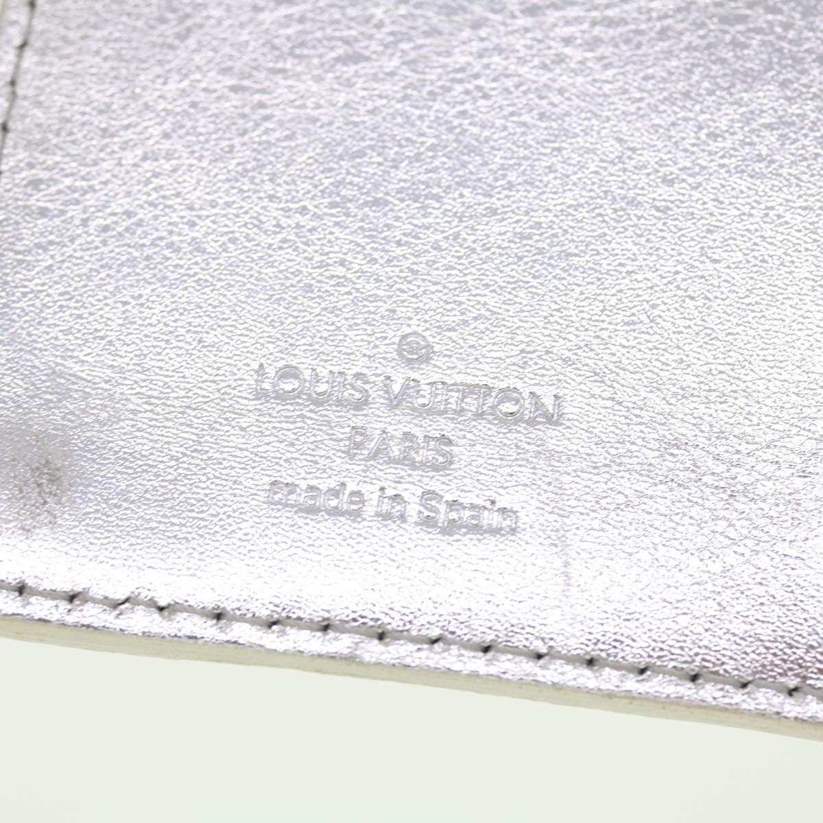 LOUIS VUITTON Agenda Partner Day Planner Cover Suhari Silver R21032 45096