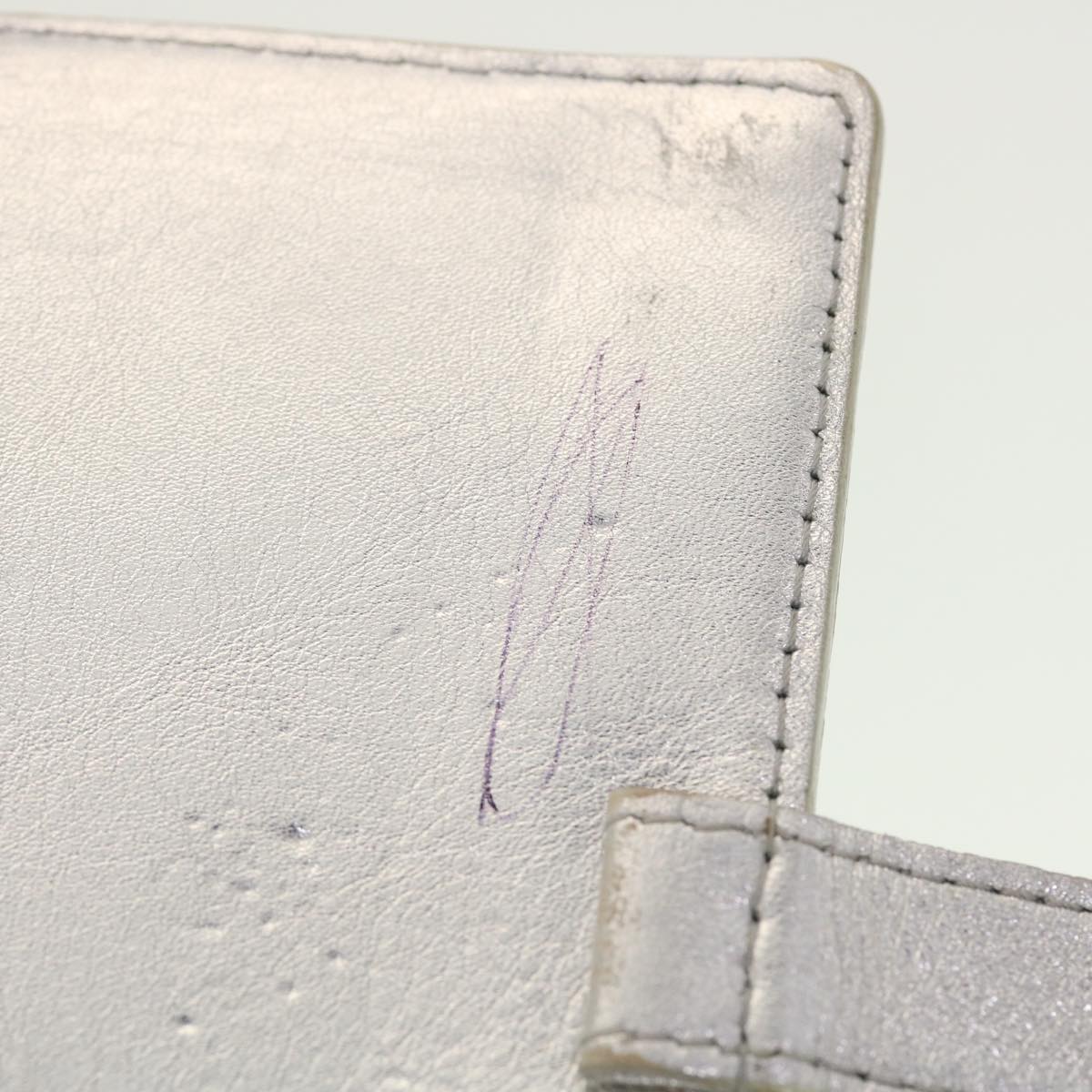 LOUIS VUITTON Agenda Partner Day Planner Cover Suhari Silver R21032 45096