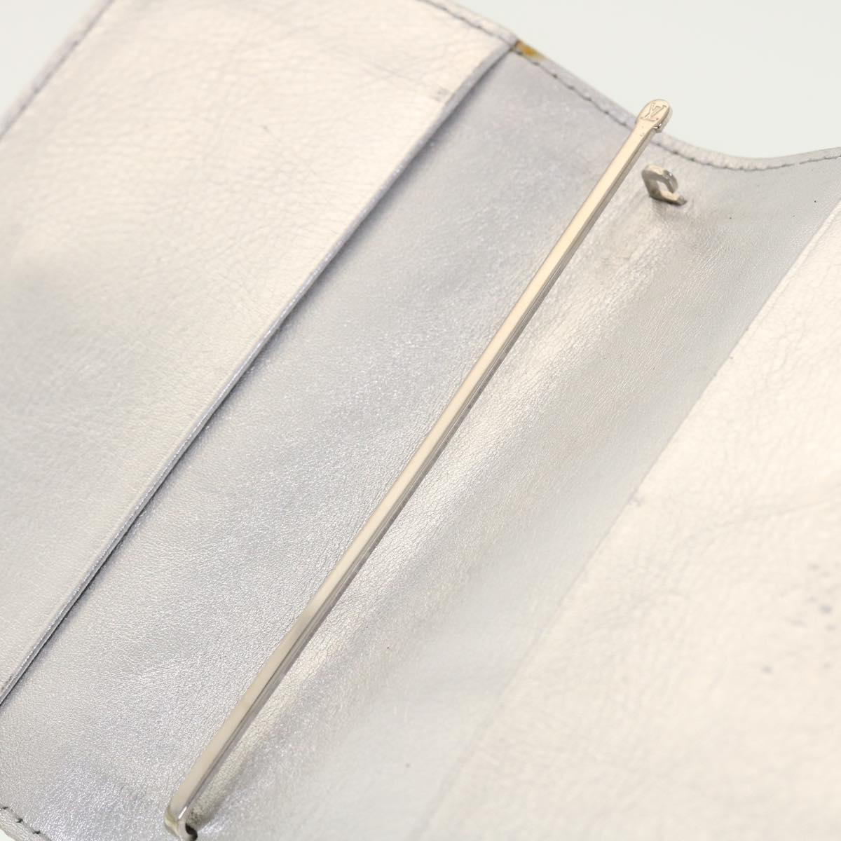 LOUIS VUITTON Agenda Partner Day Planner Cover Suhari Silver R21032 45096