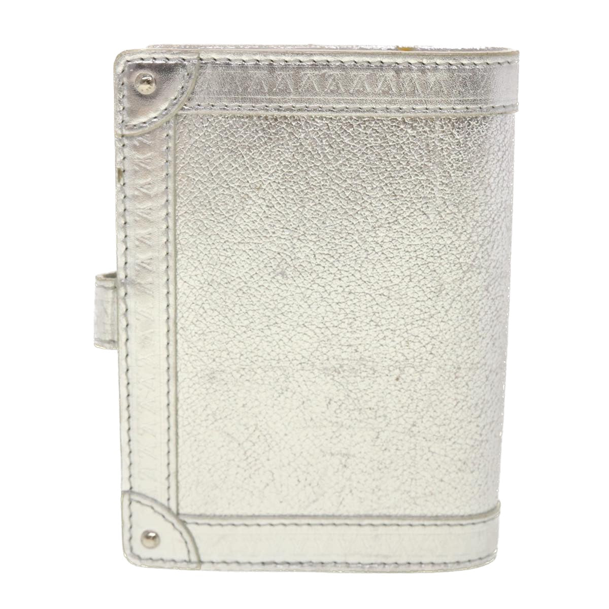 LOUIS VUITTON Agenda Partner Day Planner Cover Suhari Silver R21032 45096