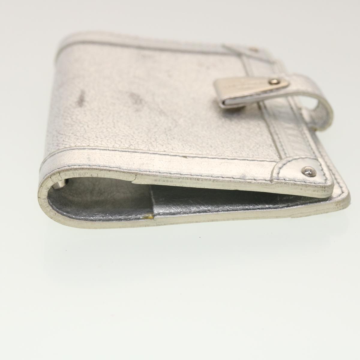 LOUIS VUITTON Agenda Partner Day Planner Cover Suhari Silver R21032 45096