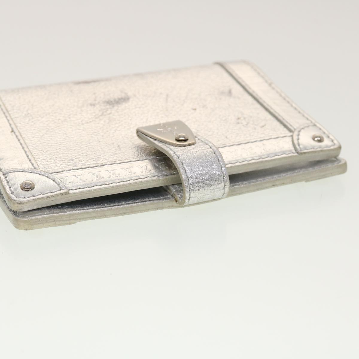 LOUIS VUITTON Agenda Partner Day Planner Cover Suhari Silver R21032 45096