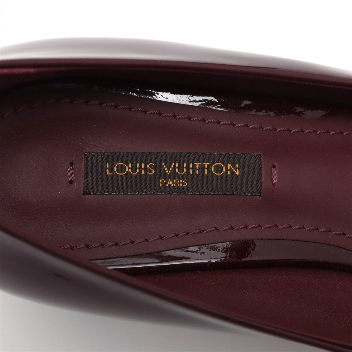 Louis Vuitton 15 years Patent Leather Pump 36 1/2  Bordeaux MA0125