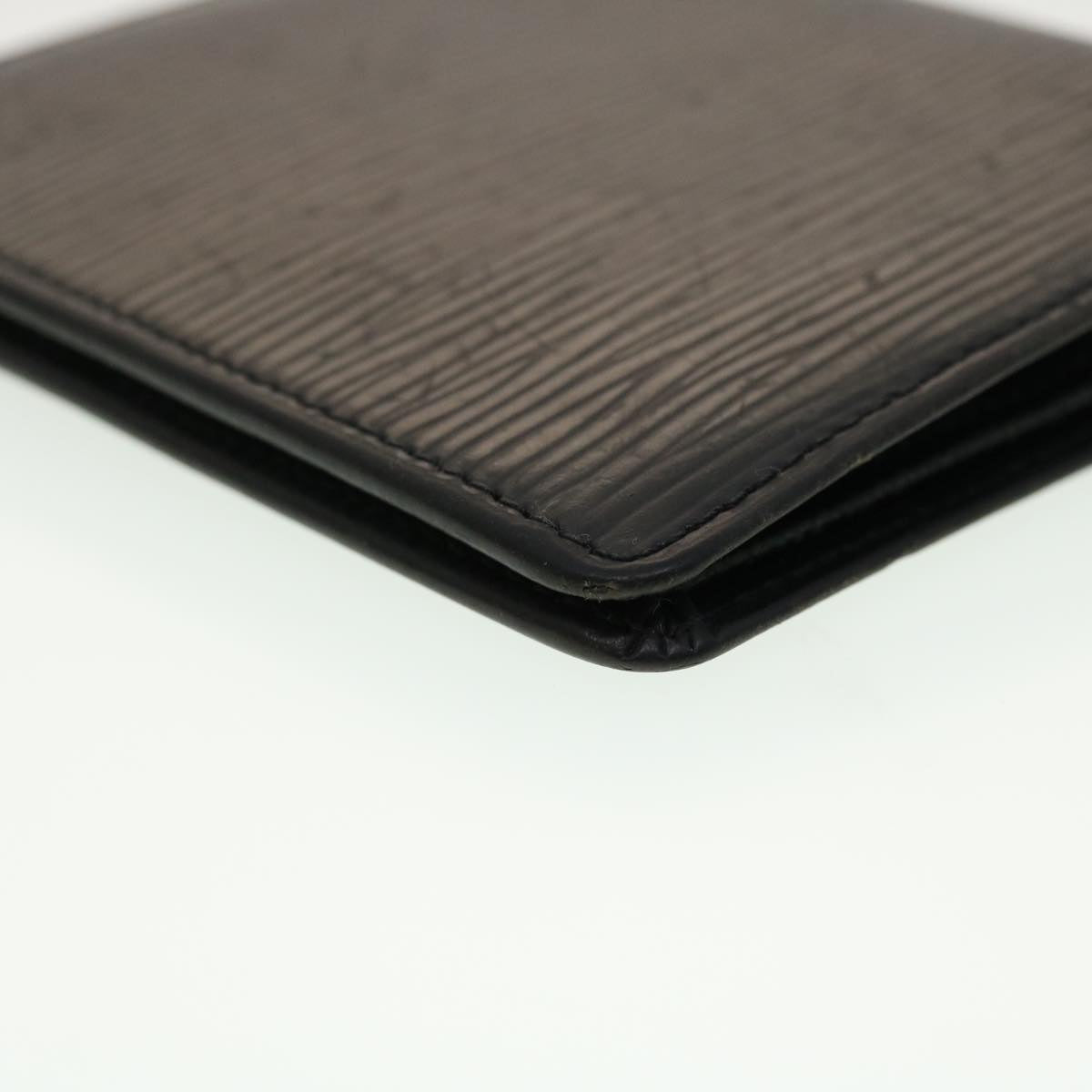 LOUIS VUITTON Epi Bifold Wallet Black LV 45100