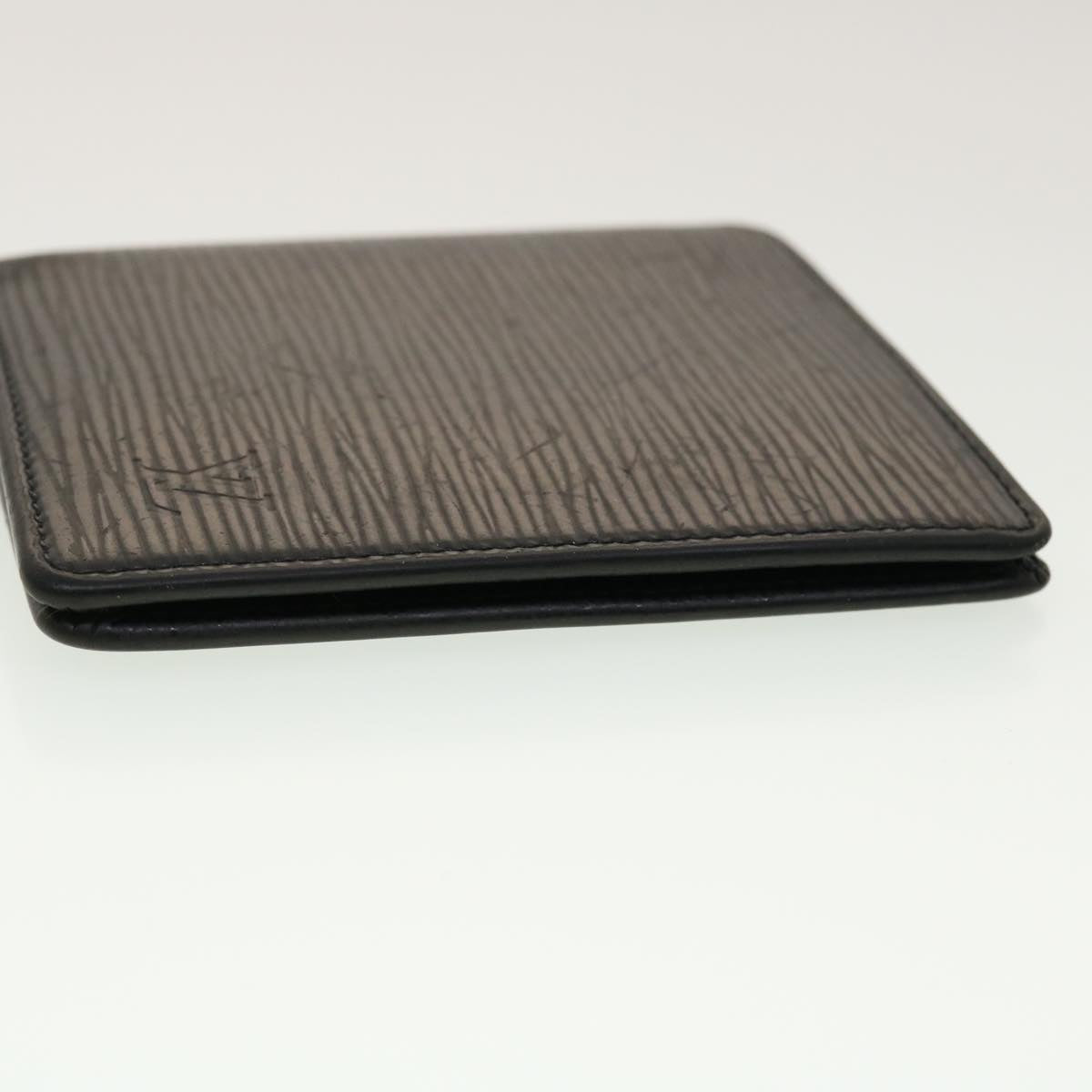 LOUIS VUITTON Epi Bifold Wallet Black LV 45100