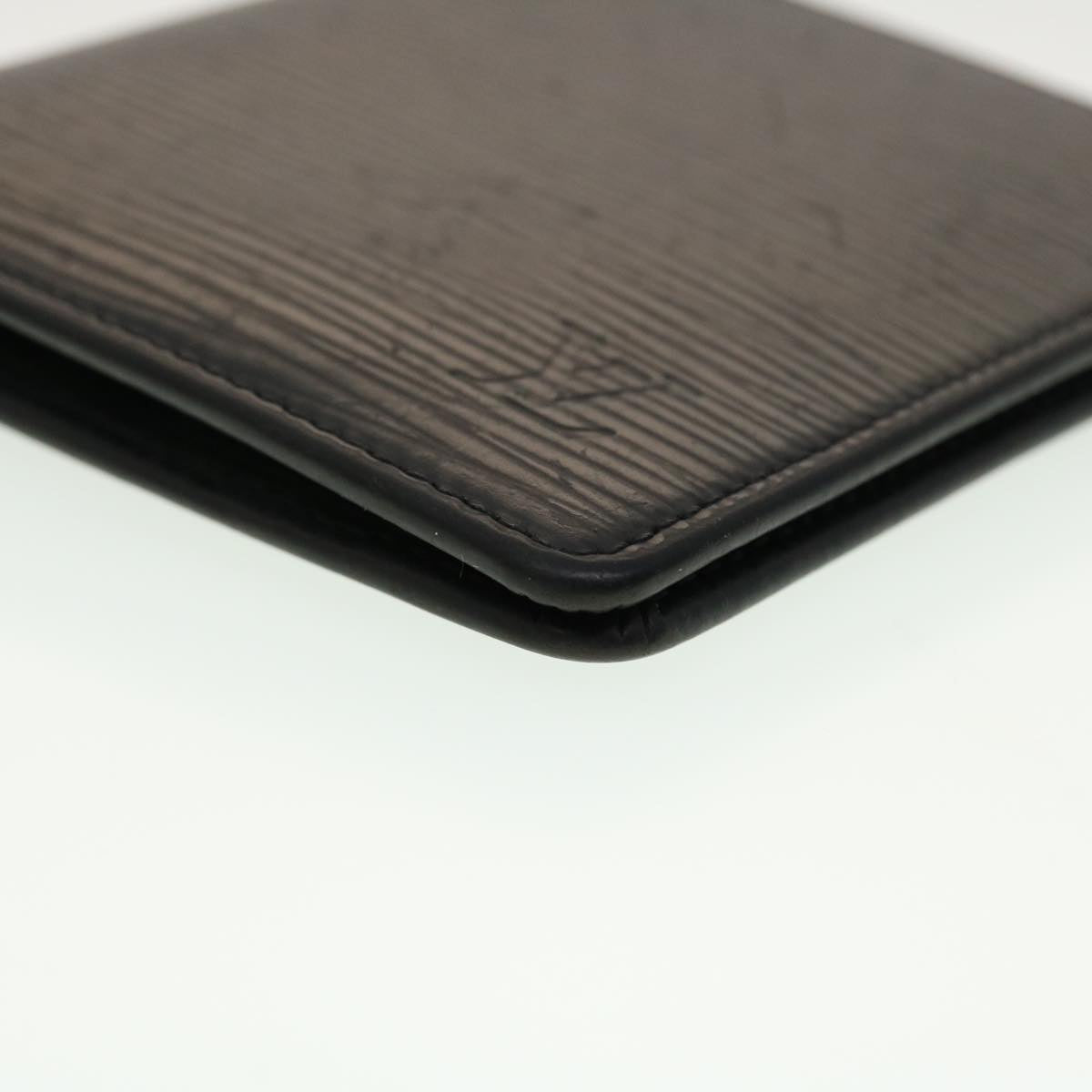 LOUIS VUITTON Epi Bifold Wallet Black LV 45100