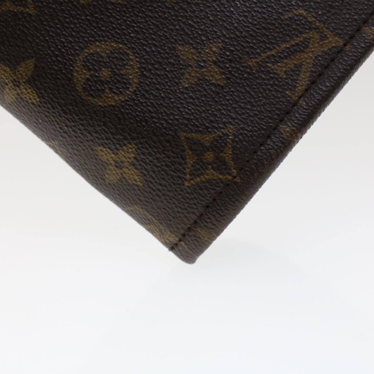 LOUIS VUITTON Monogram Poche Document Briefcase M53400 LV 45107