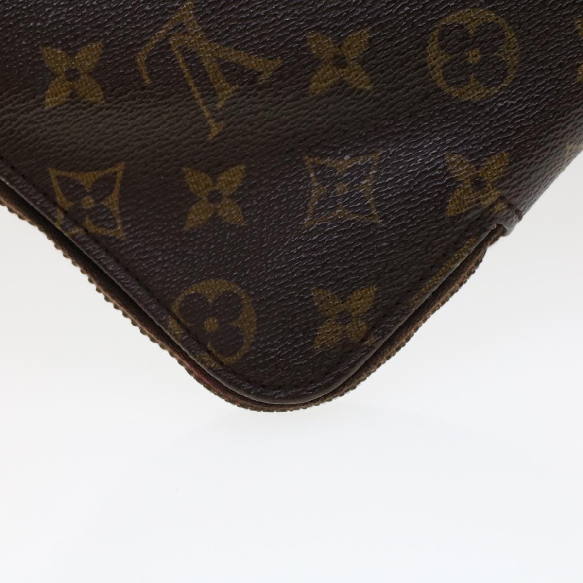 LOUIS VUITTON Monogram Poche Document Briefcase M53400 LV 45107