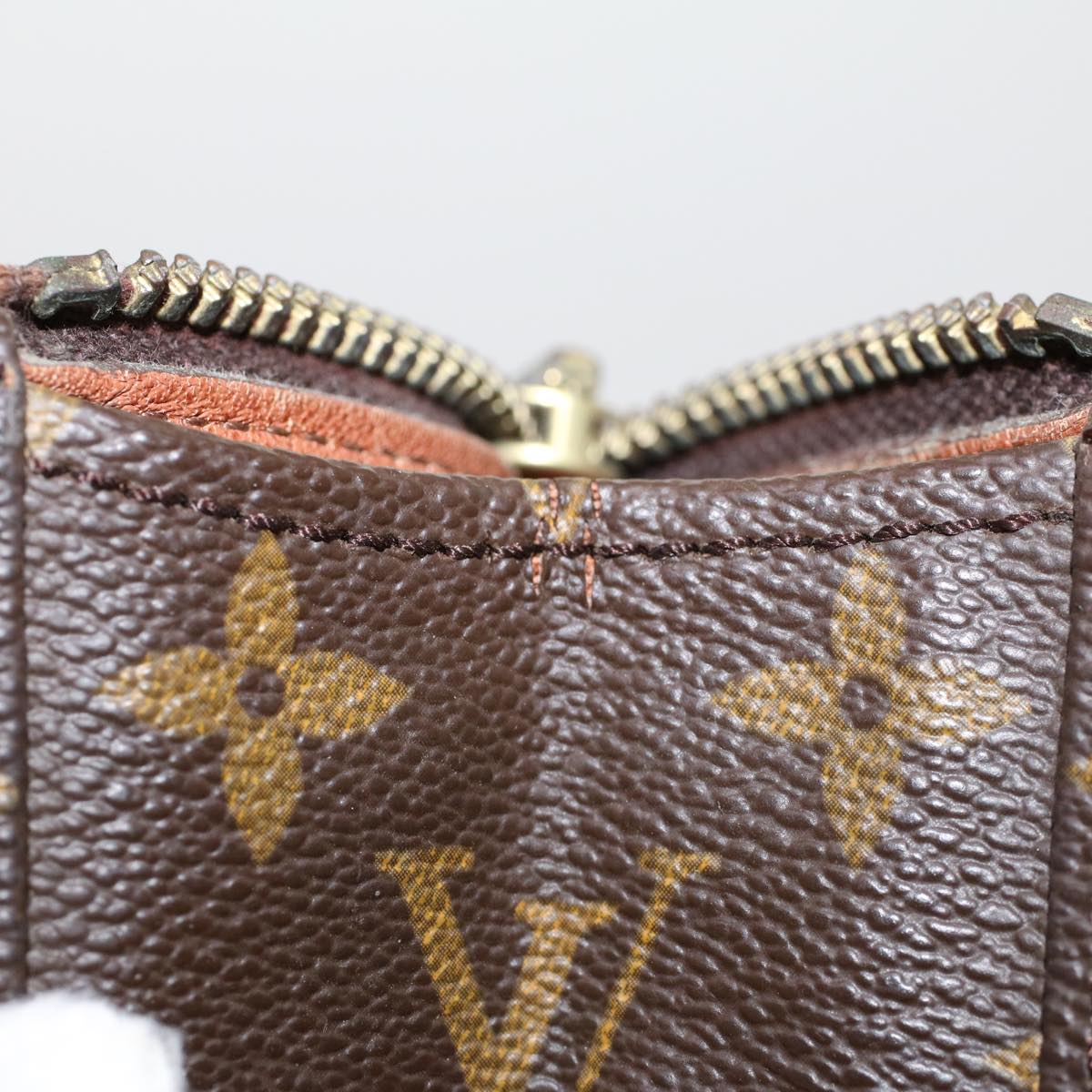 LOUIS VUITTON Monogram Poche Document Briefcase M53400 LV 45107